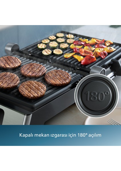 HD6301/90 2200W 5000 Serisi Izgara ve Tost Makinesi