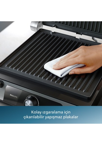 HD6301/90 2200W 5000 Serisi Izgara ve Tost Makinesi