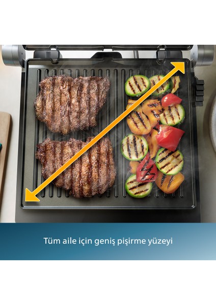 HD6301/90 2200W 5000 Serisi Izgara ve Tost Makinesi