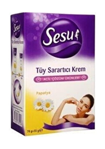 Tüy Sarartıcı Krem Papatya Özlü Acil Çözüm 18 g Hızlı Etki Sağlar fiyatları