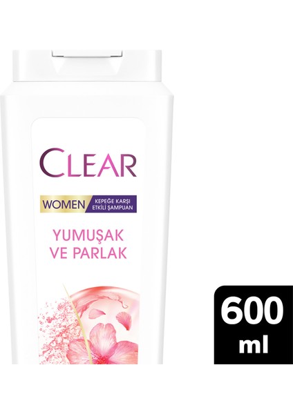 Women Kepeğe Karşı Etkili Şampuan Yumuşak Parlak Kiraz Çiçeği Esansı Keratin 600 ml
