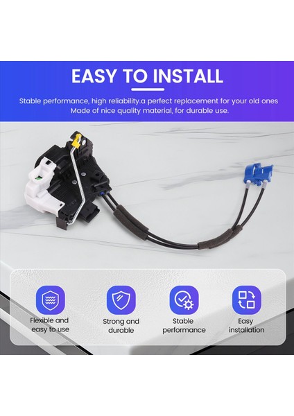 Kıa Forte Için Araç Kapısı El Kitabı Kilit Montajı 81310-1X000 2009-2017 Lhd Kapı Mandal Aktüatör Motoru 813101X000 Ön Sol (Yurt Dışından) indirimleri