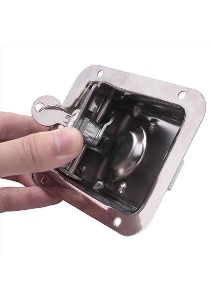 Kilit ve Anahtar Seyahat Römork ile 4x Kürek Çöp Mandalı Kilit Paslanmaz Çelik Kapı Mandalı Ağır Hizmetli Yıkan Montaj Koyu Kilit Melezi (Yurt Dışından) indirimleri