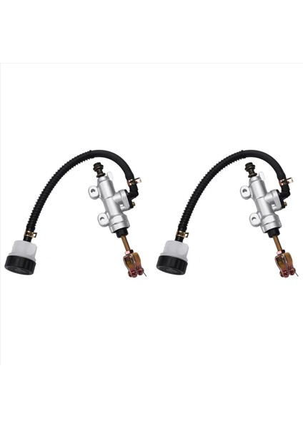 Suzuki Kawasaki Için 2x Motosiklet Evrensel Ayak Freni Hidrolik Pompa Honda Yamaha Arka Fren Ana Silindir Pompası (Yurt Dışından)