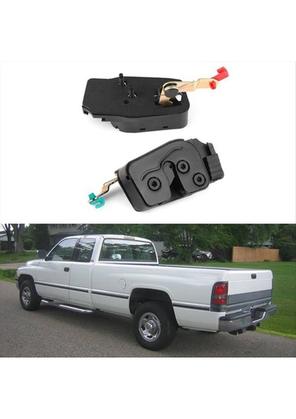 1 Çift Sol ve Sağ Kapı Alçaltma Mandalı Menteşeler Kapı Kilidi Mandal 55275101 55275100 Dodge Ram 1500 2500 3500 98-02 (Yurt Dışından) modelleri