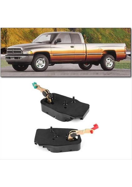 1 Çift Sol ve Sağ Kapı Alçaltma Mandalı Menteşeler Kapı Kilidi Mandal 55275101 55275100 Dodge Ram 1500 2500 3500 98-02 (Yurt Dışından) fırsatları