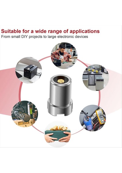 510 Iplik Adaptörü Adaptör Diş Vidası Dönüştürücü Lehimleme Demir Halka Adaptörleri Bağlayıcı Onarım Aksesuarları (10 Adet) (Yurt Dışından) fırsatları