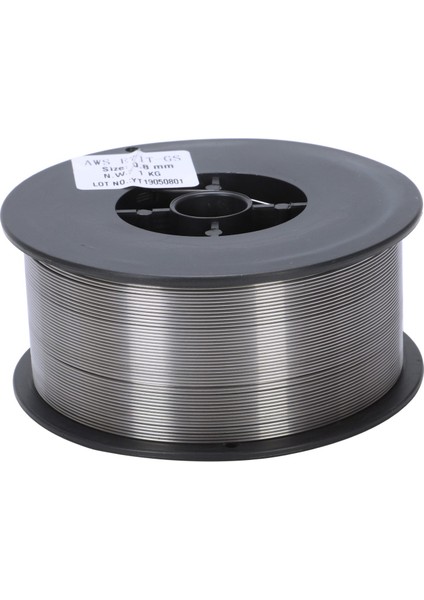 Gazsız Yumuşak Çelik Mig Kaynak Tel Makarası Makarası Rulo Akısı Çekirdeği Gaz Yok 0 8mm 1kg (Yurt Dışından)