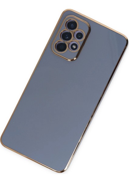 Samsung Galaxy A52 Kılıf Volet Silikon - Mavi