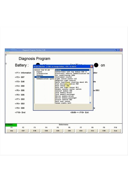 Bmw Obd2 E60 E61 E70 E81 E83 E90 E91 Car Teşhis Araçları Obd 2 Tarayıcı Anahtarı USB Arayüz Kablosu (Yurt Dışından)