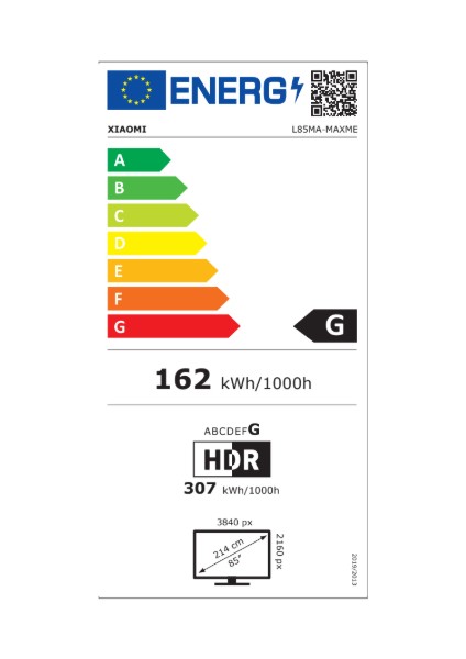 Max 85 2025 - 4K Ultra HD Google Smart Uydu Alıcılı QLED TV