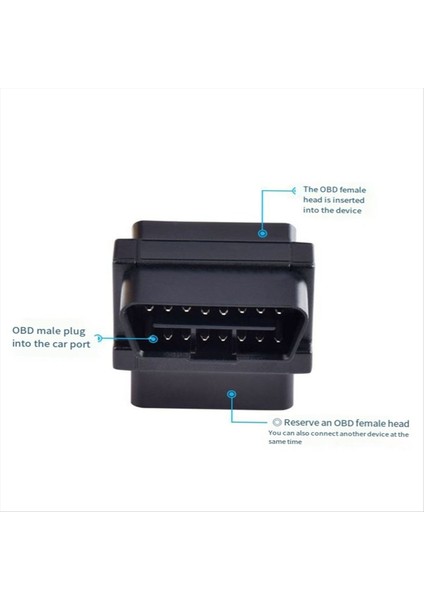 Obd Kablo Adaptörü Obd2 Adaptörü 16 Pin Erkek Teşkilat ve Oynatma Konnektörü 2 Dişi Fiş ve Oynatma Konnektörü A (Yurt Dışından) fiyatları
