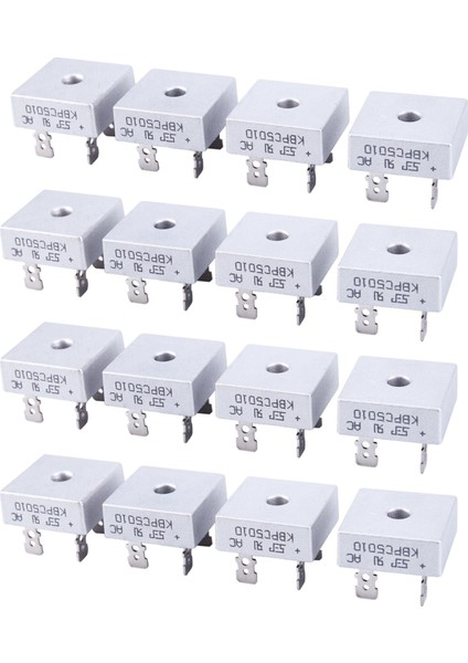 16X 50A 1000V Metal Kılıf Tek Fazlar Diyot Köprüsü Doğrultucu KBPC5010 (Yurt Dışından)