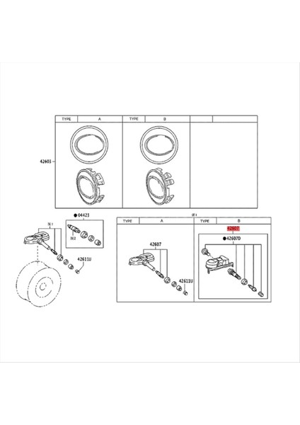 Araba 315MHZ Tpms Lexus Es Rx Toyota Için Lastik Basınç Sensörü Izleme Sistemi Avalon PMV-E000 42607-02050 PMV-E000 (Yurt Dışından) fiyatları