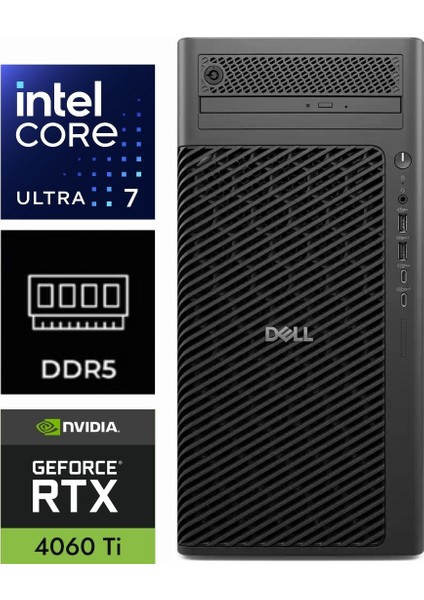 Pro Max Tower T2 Ultra 7 265 FCT2250-K177 96GB 512GB Rtx 4060 Tı Ventus 2x 8gb W11PRO Masaüstü Iş Istasyonu