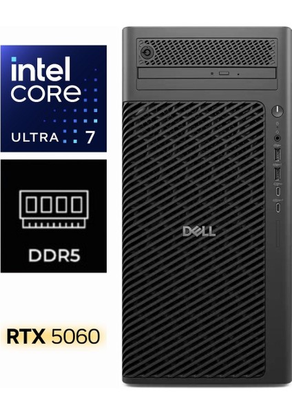 Pro Max Tower T2 Ultra 7 265 FCT2250-K276 64GB 4tb+4tb Rtx 5060 Dual Oc 8gb W11PRO Masaüstü Iş Istasyonu