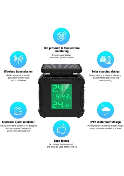 M9 Lastik Basınç Monitör Sensörü Lastik Algılama Motosiklet Malzemeleri (Yurt Dışından) modelleri