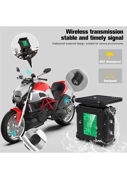 M9 Lastik Basınç Monitör Sensörü Lastik Algılama Motosiklet Malzemeleri (Yurt Dışından) indirimleri