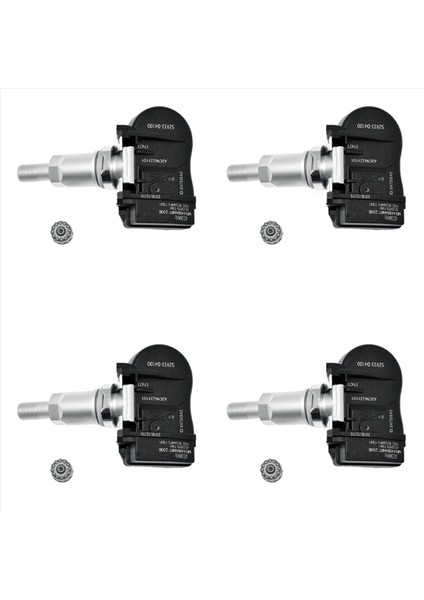 4x Lastik Basınç Izleme Sensörü 52933-D4100 Hyundai Santa Fe Sport Veloster Kona Kia Optima Sorento Soul 16-20 (Yurt Dışından)