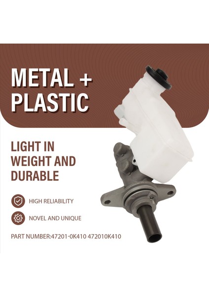 47201-0K410 Toyota Hılux Revo Fortuner Için Araç Freni Master Silindir 2015-2020 472010K410 (Yurt Dışından) fırsatları