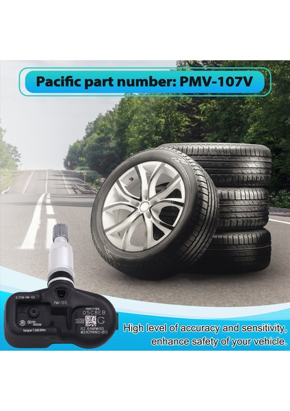 Tpms Sensör Lastik Basınç Sensörü 40700JK00E 40700-JK00E PMV-107L Nissan Infiniti FX35 FX45 FX50 (Yurt Dışından) indirimleri