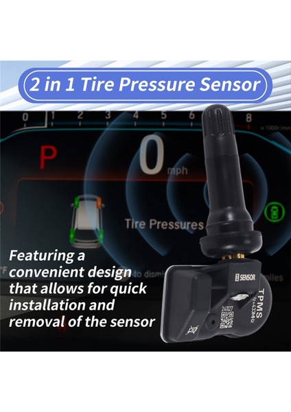 Araç Tür Lastik Tpms Sensörü Programlanabilir Lastik Basınç Sensörü 315MHZ+433MHZ 2 Arada 1 Arada TS408 TS508 ITS600 Mx Sensör (Yurt Dışından) modelleri