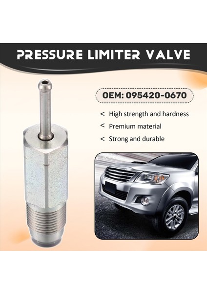 Toyota Vıgo D4D KUN15 4x2 095420-0670 Için Kabartma Sınırlayıcı Basınç Vanası Common Rail Enjektörleri (Yurt Dışından) fırsatları