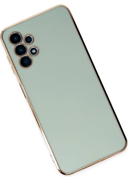 Samsung Galaxy A13 4g Kılıf Volet Silikon - Açık Yeşil