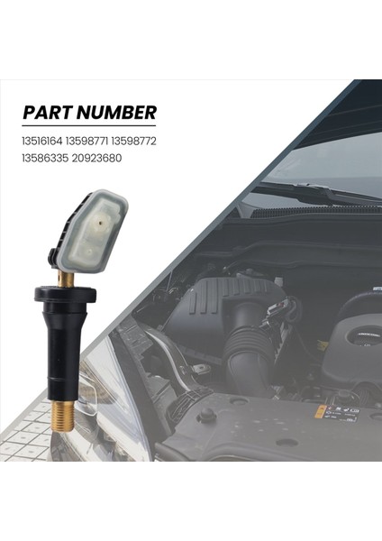 2018 Için Chevrolet Equinox 315MHZ 23445327 Tpms Sensör Lastik Hava Basınç Sensörü 13516164 13586335 (Yurt Dışından) modelleri