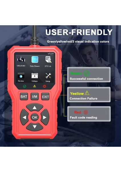 Araba Obd2 Tarayıcı Teşhis Araç Kodu Okuyucu Obdıı Motor Arıza Kodu Okuyucu Tarayıcı Araba Tarama Aracı Araç Tamir Aracı (Yurt Dışından) fırsatları