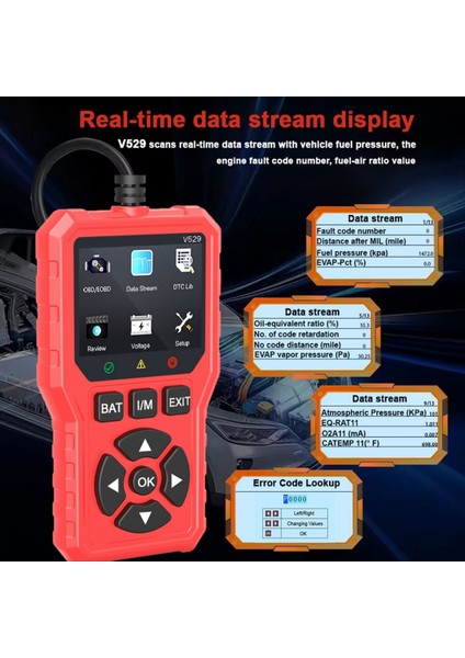 Araba Obd2 Tarayıcı Teşhis Araç Kodu Okuyucu Obdıı Motor Arıza Kodu Okuyucu Tarayıcı Araba Tarama Aracı Araç Tamir Aracı (Yurt Dışından) indirimleri