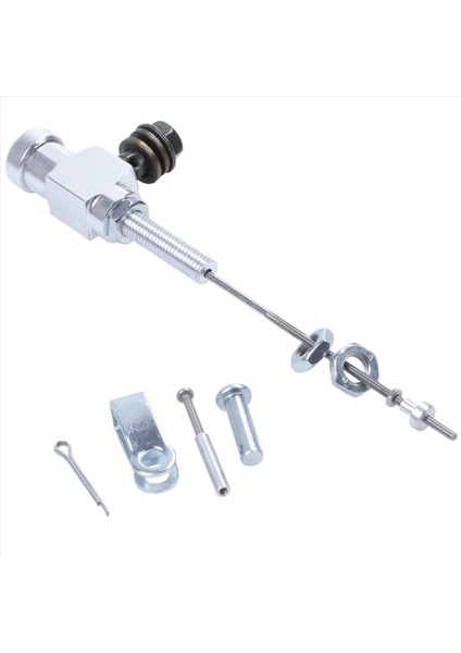 5x Motosiklet Hidrolik Debriyaj Master Silindir Çubuk Fren Pompası M10X1 25MM Alüminyum Gümüş (Yurt Dışından) modelleri