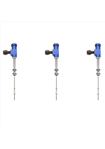3x Motosiklet Hidrolik Debriyaj Ana Silindir Çubuk Fren Pompası M10X1 25MM Alüminyum Mavi (Yurt Dışından)