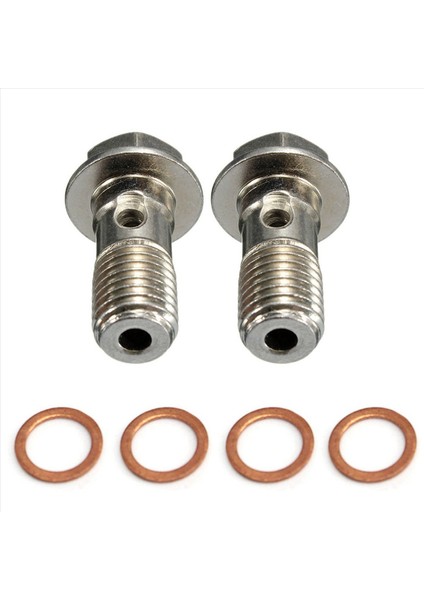 4x Paslanmaz M10 x 1 25 Banjo Cıvataları Fren Ana Silindir Vidalı Fren Hortumu Kaliper Cıvatası Hidrolik Debriyaj Vidası (Yurt Dışından) modelleri