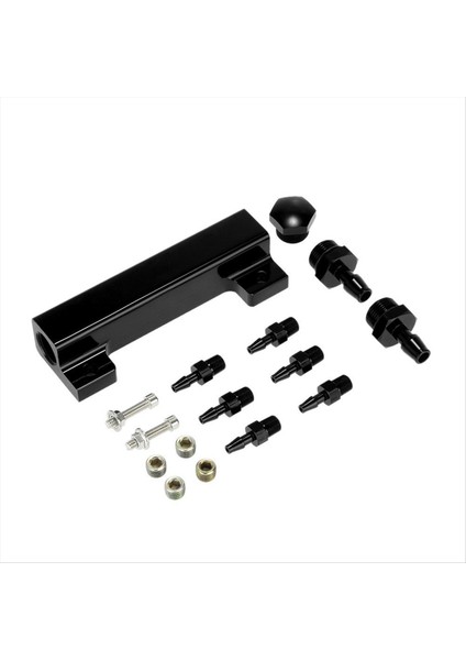 6 Port Vakum Blok Emme Manifoldu Kiti Yakıt Atık Atık Turbo Boost 1/8npt Boost Denetleyicileri ve Sayaçlar Için Yarış Için (Yurt Dışından)