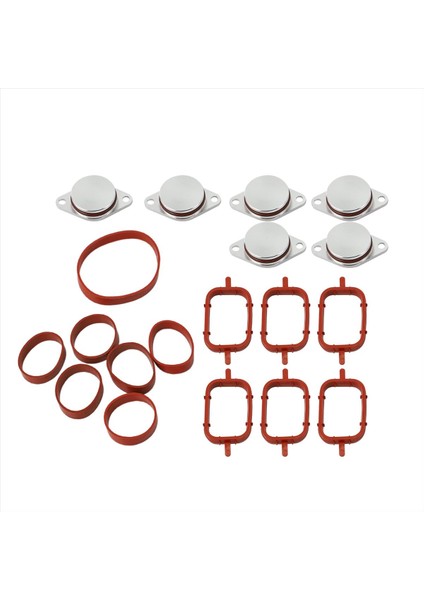 26PCS Emme Manifoldu Conta Contası Kiti 11612246945 11617790198 Bmw 3 5 6 7 Serisi E61 E63 E70 E83 E90 E92 X3 X5 X6 (Yurt Dışından)