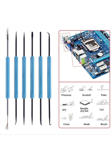 6 Parçalı Kaynak Yardım Kiti Devre Kart Yardımcı Kaynak Aracı Devre Kart Kaynak Kombinasyon Aracı (Yurt Dışından) fiyatları
