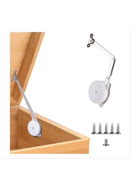 1 Paket Oyuncak Kutular Yumuşak Yakın Kapak Desteği Menteşeler Menteşeler Ahşap Oyuncak Kutusu Sedir Depolama Bagajı ve Tezgah Için (Yurt Dışından)