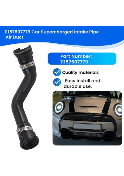 11157607779 Araba Süper Şarj Emme Borusu Hava Kanalı For-Bmw Mini 1 6t R56 Lcı Coop S Jcw 2012 (Yurt Dışından) fırsatları