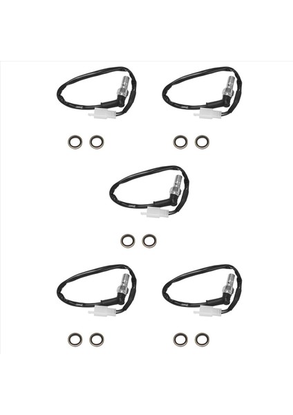 5x Evrensel Motosiklet Hidrolik Fren Basınç Arka Işık Anahtarı Hollow Cıvata Aksesuarları M10 1 25MM (Yurt Dışından)