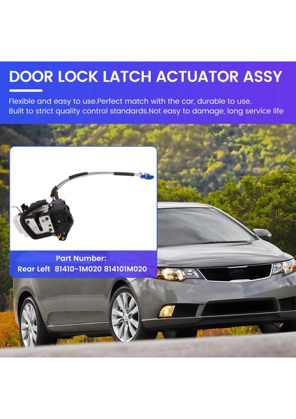 Kıa Forte 2009-2017 Lhd Kapı Mandal Motoru 814101M020 Arka Sol (Yurt Dışından) fırsatları