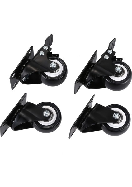 4 Ağır Hizmet Tipi 200KG 50MM Pu Döner Hint Tekerlekleri Arabası Mobilya Tekerleği Tekerleği (Yurt Dışından) fiyatları