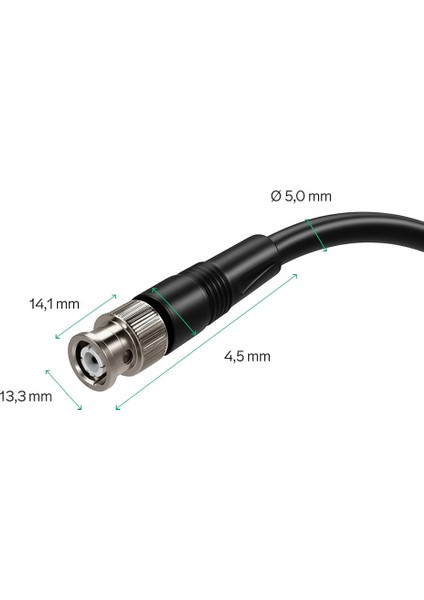 Bnc Kablo 50 Ohm Bilgisayar, Otomasyon, Telekom, RG58 fiyatları