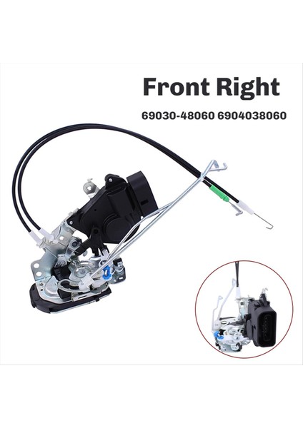 Toyota Highlander 2001-2007 Için Ön Kapı Kilidi Aktüatör Montajı Sağ 69030-48060 (Yurt Dışından) fiyatları