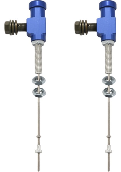 2x Motosiklet Hidrolik Debriyaj Ana Silindir Çubuk Fren Pompası M10X1 25MM Alüminyum Mavi (Yurt Dışından)