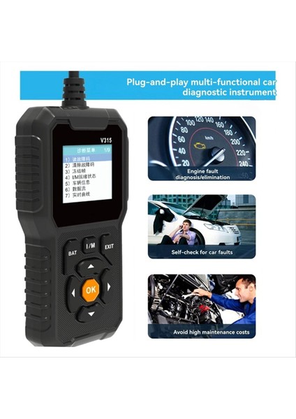 V315 Obd2 Araç Arızası Teşhis Aleti Motor Dedektörü Tarayıcı Araç Obd2 Sorun Giderme Araçları (Yurt Dışından) indirimleri