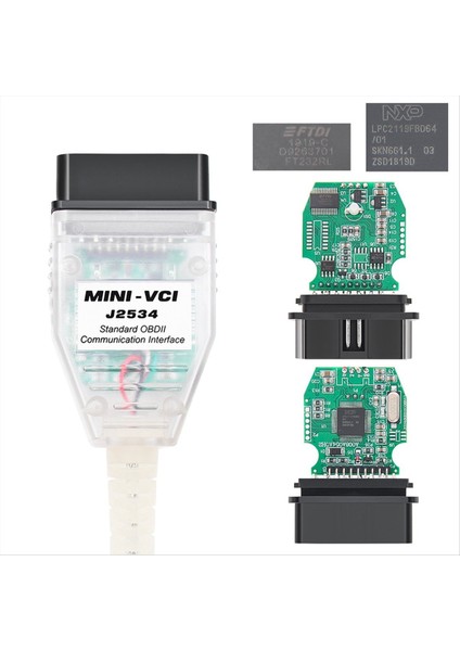 Toyota Için Mini Vcı Tıs Techstream V18 00 008 J2534 Otomatik Tarayıcı Için Minivci Ftdı Obd2 Obd2 Araç Teşhis Kablosu (Yurt Dışından) fiyatları