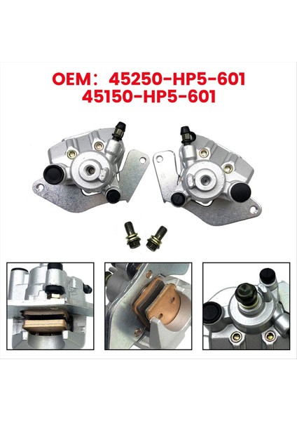 Honda Rancher 420 TRX420 Foreman Için Pedler W/pree Fren Kaliperleri 500 TRX500 45250-HP5-601 45150-HP5-601 (Yurt Dışından) fırsatları