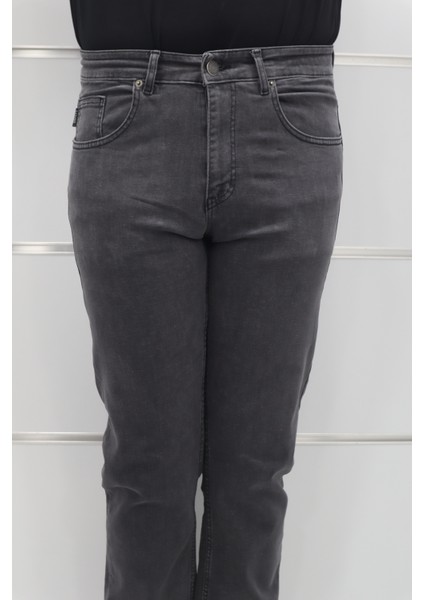 Fistan Store Erkek Füme Yüksek Bel Rahat Kesim Boru Paça Büyük Beden Jean Pantolon fiyatları