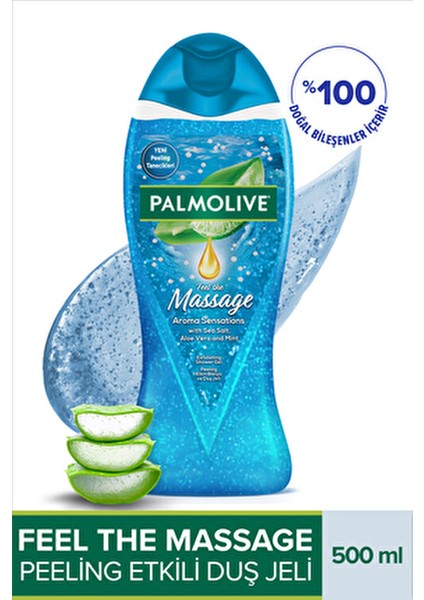 Aroma Sensations Feel The Massage Duş Jel 500 ml Deniz Tuzu Aloe Vera ve Nane Etkisi fiyatları